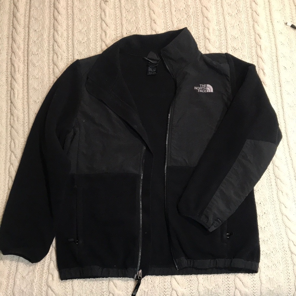 The North Face - Girls (XL-18) Black zip up jacket